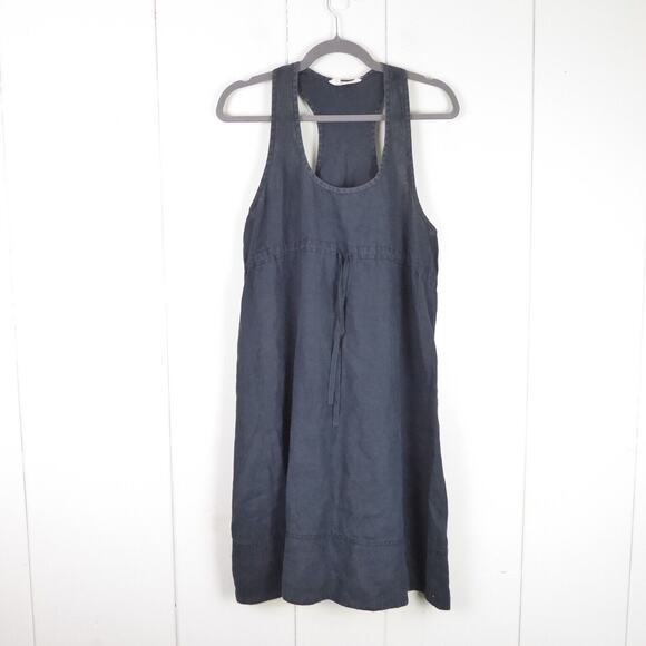 Eileen Fisher Linen Dress Womens SZ XS Sleeveless Boho Lagenlook Lightweight - Picture 1 of 12